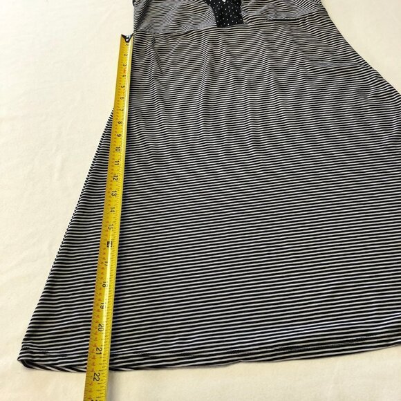MARILYN Monroe Black & White Striped Chemise Size Small - Picture 9 of 11
